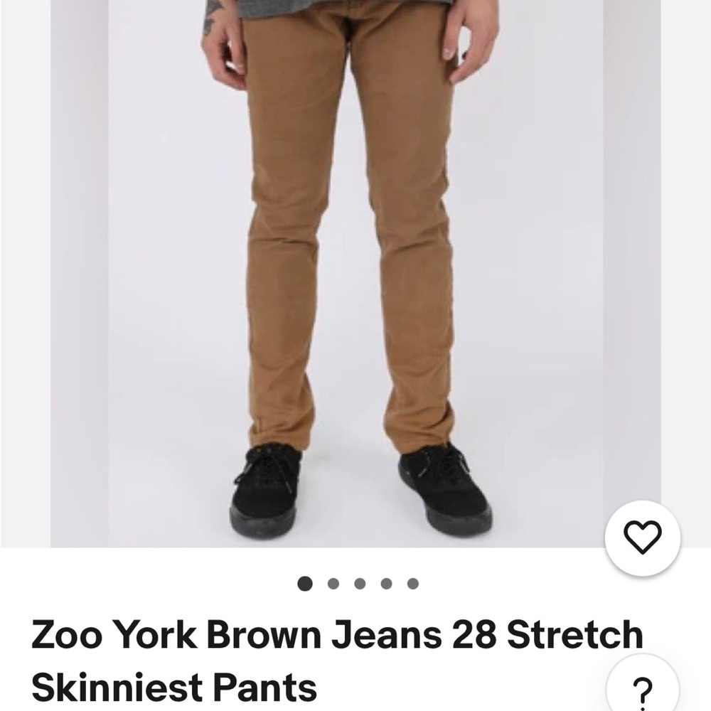 Zoo York Tan Stretch Jeans